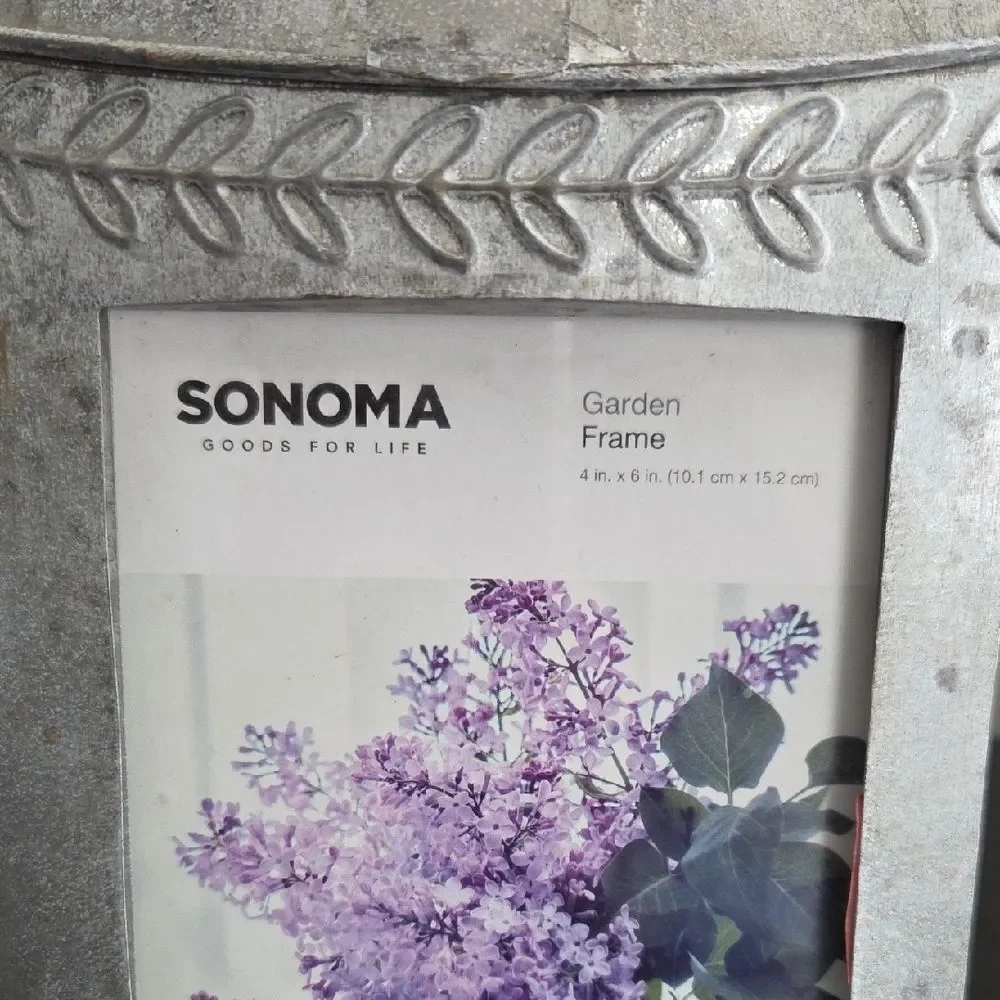 Sonoma Silver Watering Can Picture Frame